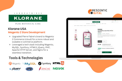 Klorane USA - Magento 2 Store Development